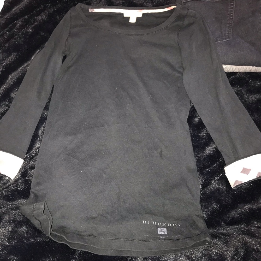 Black Burberry shirt